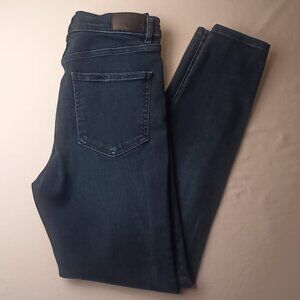 Express Jeans Size 8 Skinny High Rise Denim Perfect Dark Wash